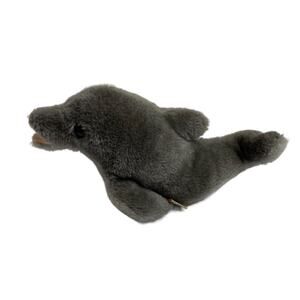 DAKIN Vintage 1979 Gray Dolphin Plush Stuffed Animal Made in Korea